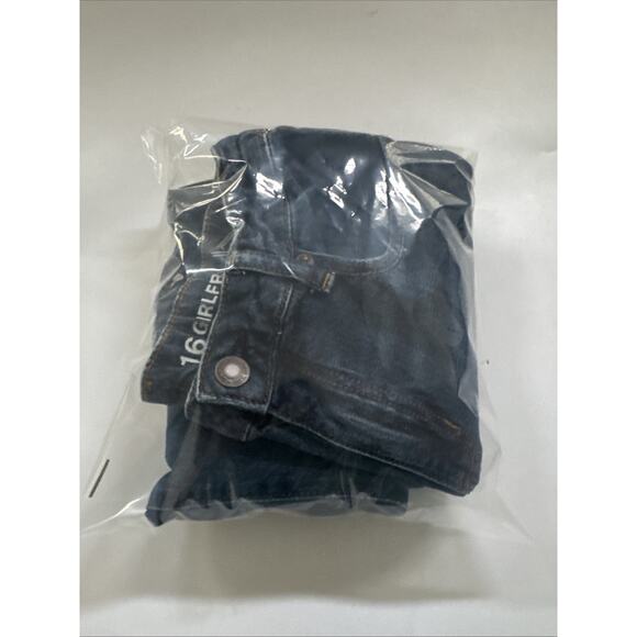 GAP Kids Girlfriend Jeans Girls 16 Adjustable Waist Denim - Picture 10 of 10